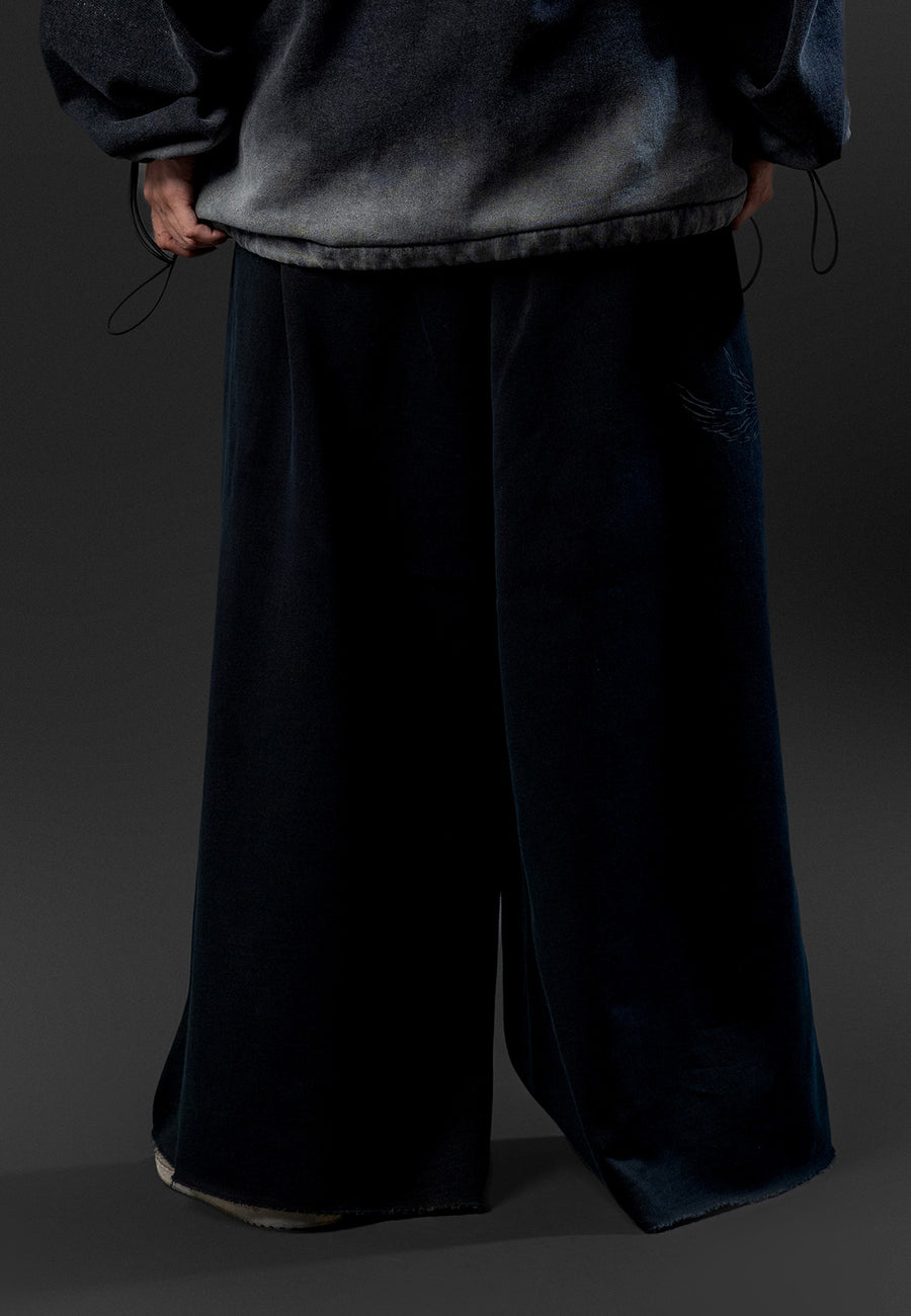 Oversized Washed Slouchy Trousers